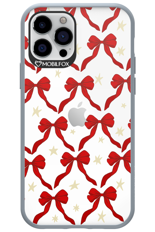 Bow & Stars (Transparent) - Apple iPhone 12 Pro
