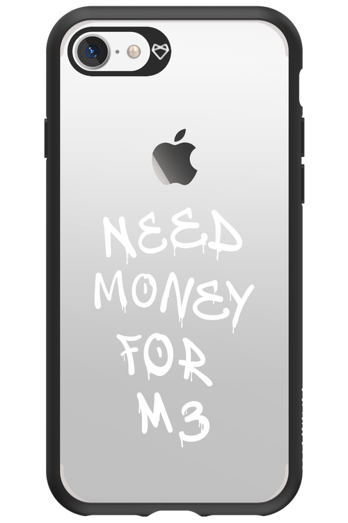 Need M3 Transparent White - Apple iPhone 7