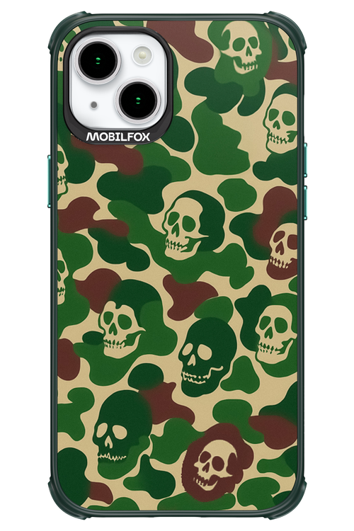 Camo Skull - Apple iPhone 15 Plus