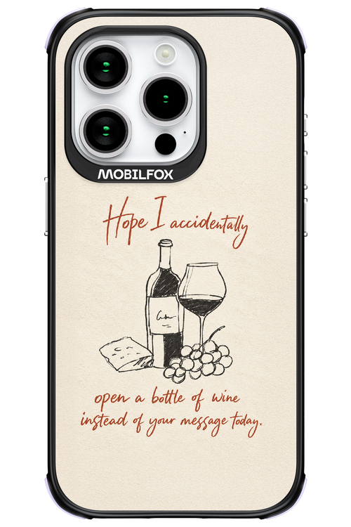 Bottle of wine 2.0 - Apple iPhone 15 Pro