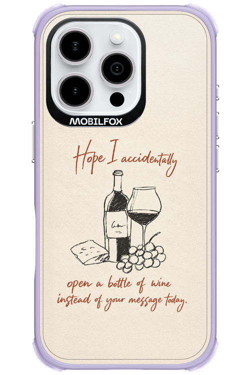 Bottle of wine 2.0 - Apple iPhone 16 Pro