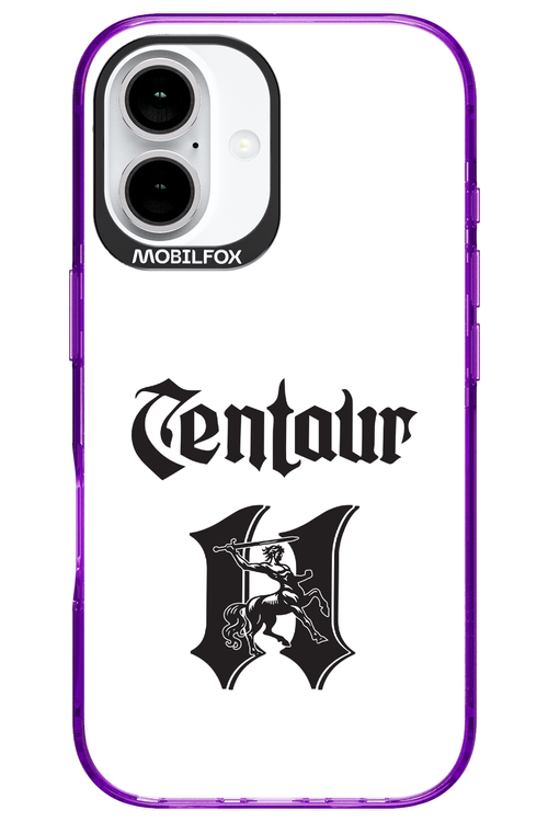 Centaur Logo White 2.0 - Apple iPhone 16