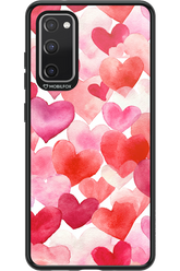 Water Painted Heart - Samsung Galaxy S20 FE