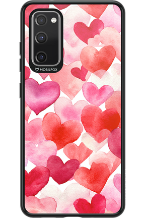Water Painted Heart - Samsung Galaxy S20 FE