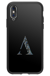 ⁠ ⁠Azteca A Chrome Logo - Apple iPhone XS