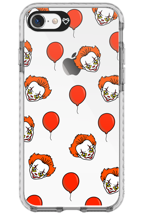 Mystery Clown (Transparent) - Apple iPhone 8