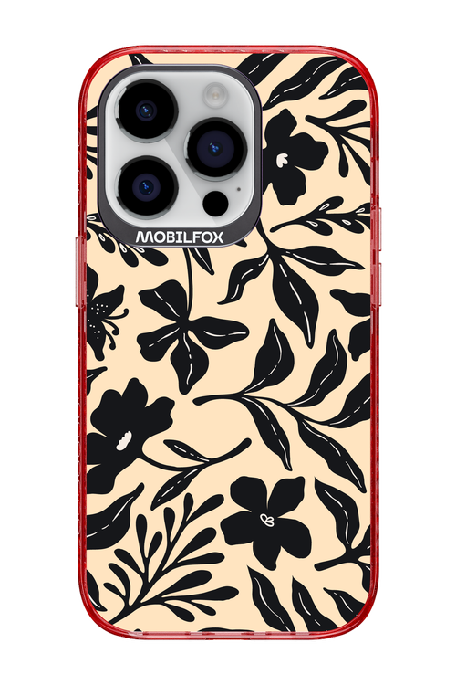 Black Flowers 2.0 - Apple iPhone 14 Pro