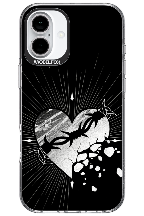 Fehér Szív 2.0 - Apple iPhone 16 Plus