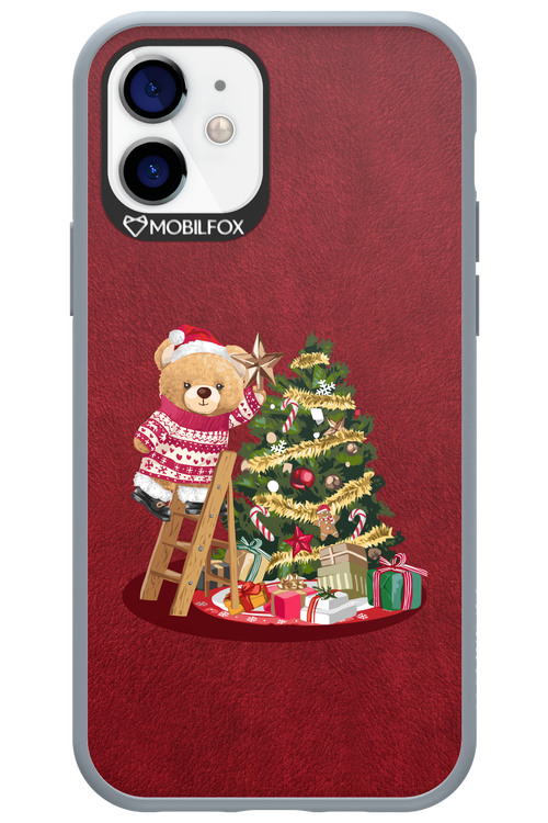 Christmas Bear (Burgundy) - Apple iPhone 12