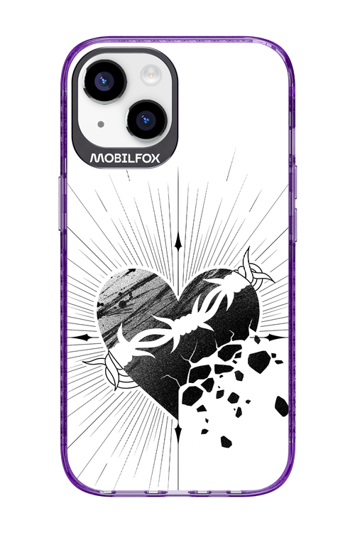 Fekete Szív - Apple iPhone 14