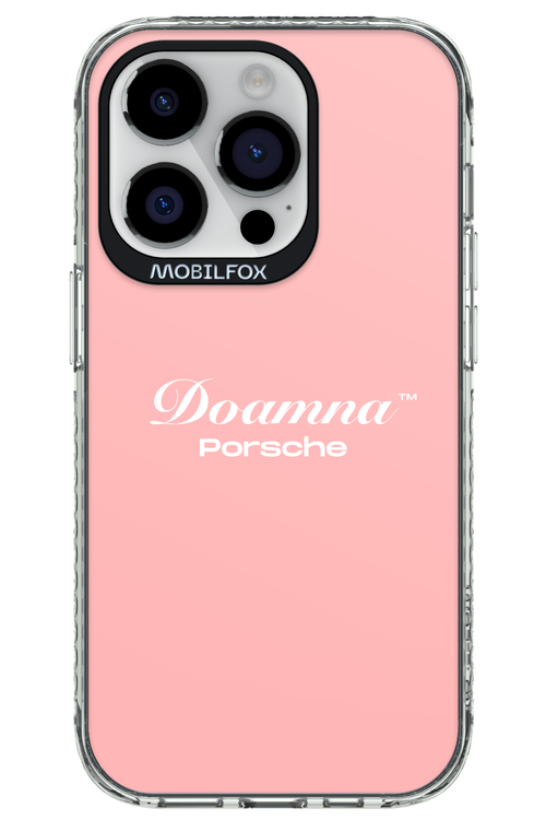 Doamna Porsche (pink) - Apple iPhone 14 Pro