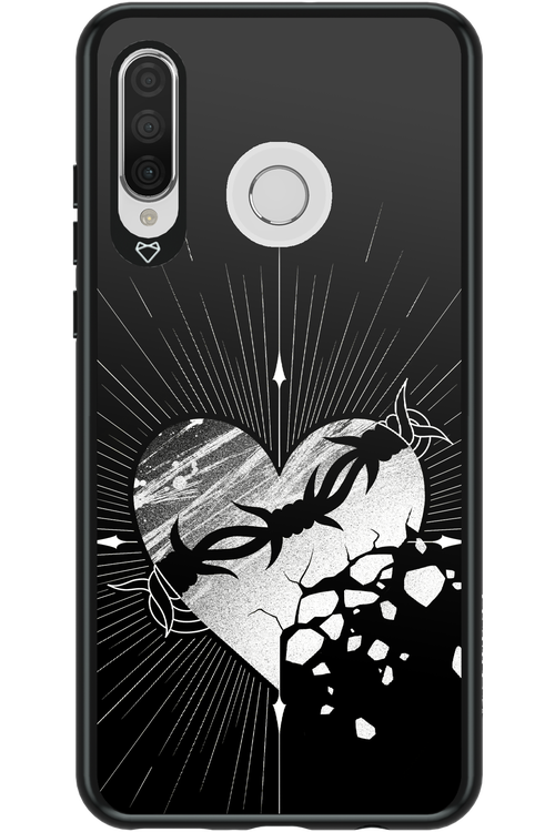 Fehér Szív - Huawei P30 Lite