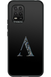 ⁠ ⁠Azteca A Chrome Logo - Xiaomi Mi 10 Lite 5G