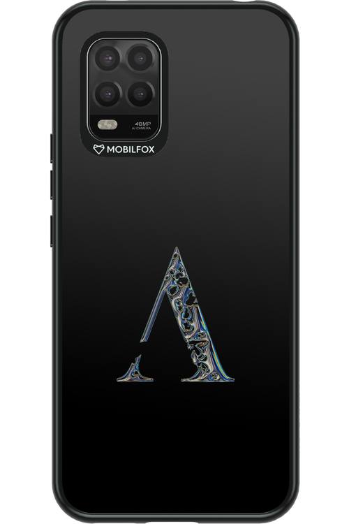 ⁠ ⁠Azteca A Chrome Logo - Xiaomi Mi 10 Lite 5G