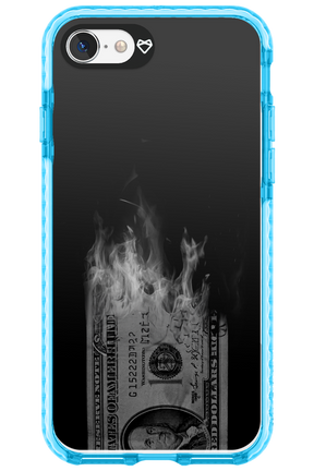 Money Burn B&W - Apple iPhone 8