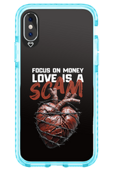 Focus on money, love is a scam - Apple iPhone X