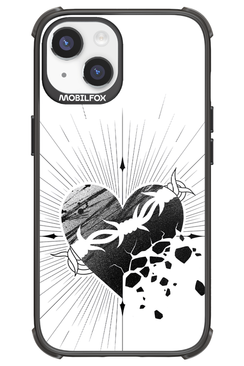 Fekete Szív - Apple iPhone 14
