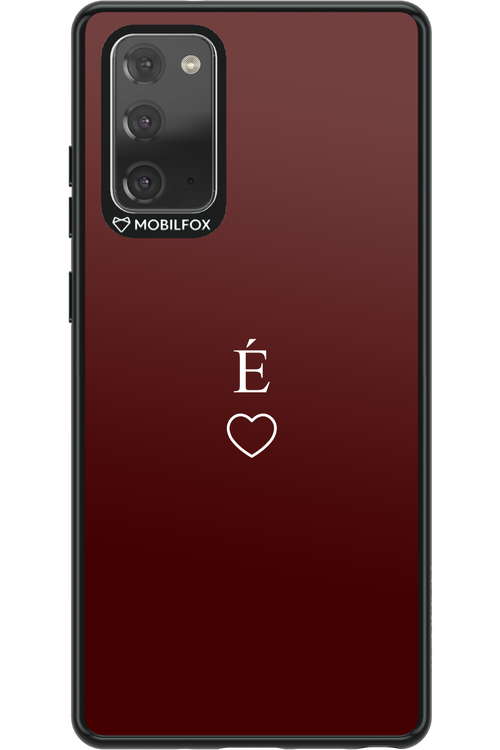E Burgundia II 2.0 - Samsung Galaxy Note 20