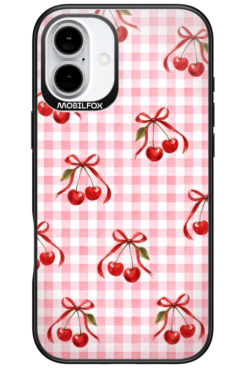 Pink Cherry Checked 2.0 - Apple iPhone 16 Plus