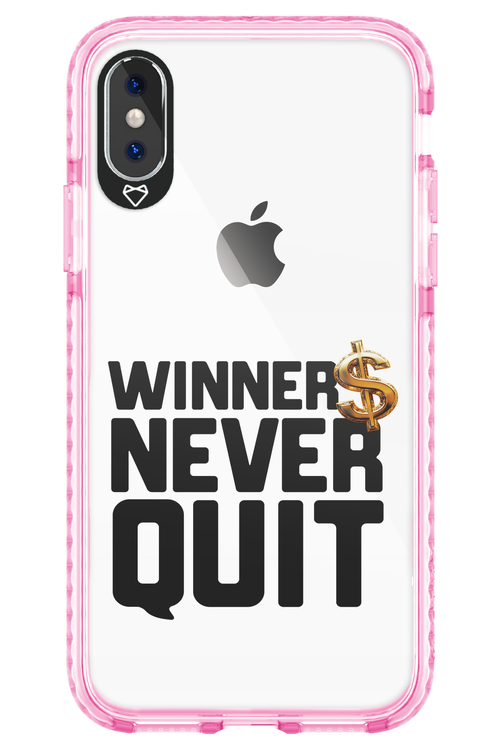 Winners Never Quit - Apple iPhone X