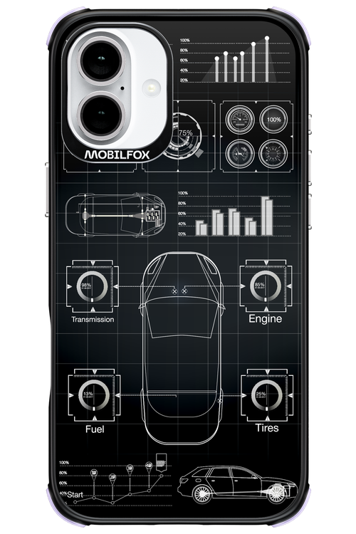 Cyber Grid 2.0 - Apple iPhone 16 Plus