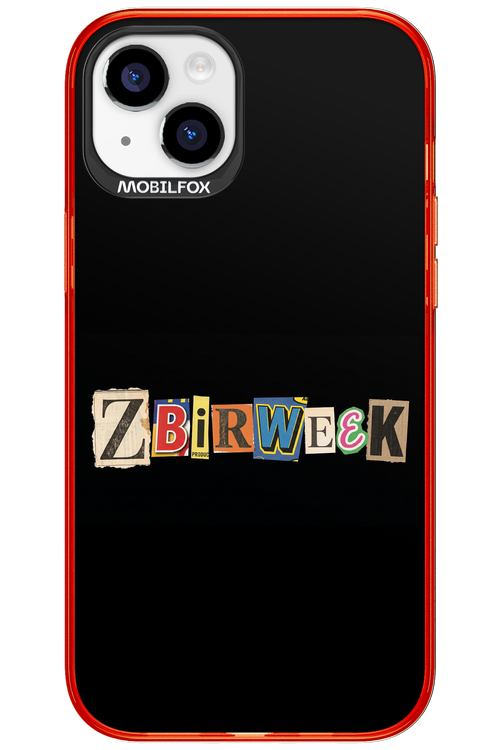Zbirweek (black) 2.0 - Apple iPhone 15 Plus