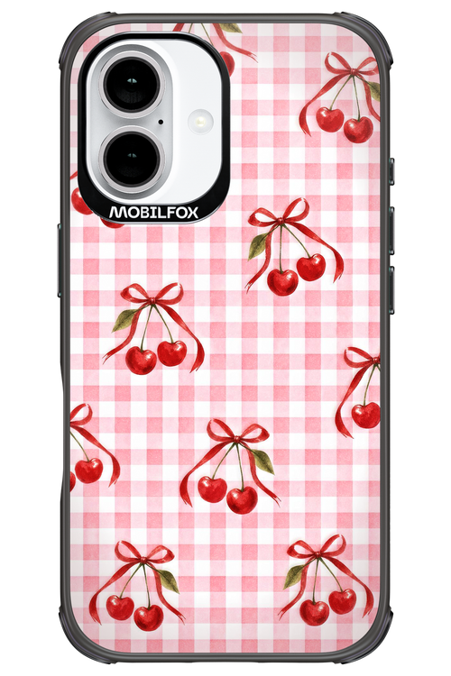 Pink Cherry Checked 2.0 - Apple iPhone 16