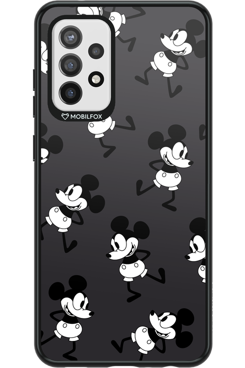 Iconic Mouse (antracite pattern) - Samsung Galaxy A72