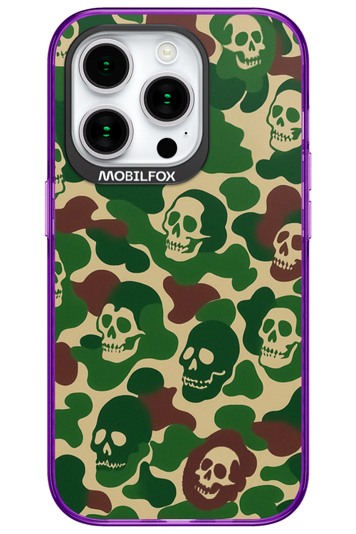 Camo Skull - Apple iPhone 15 Pro