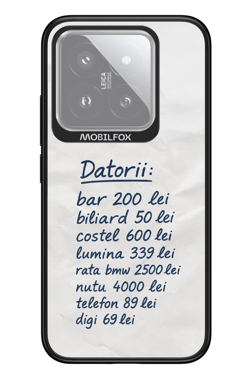 The List - Xiaomi 14