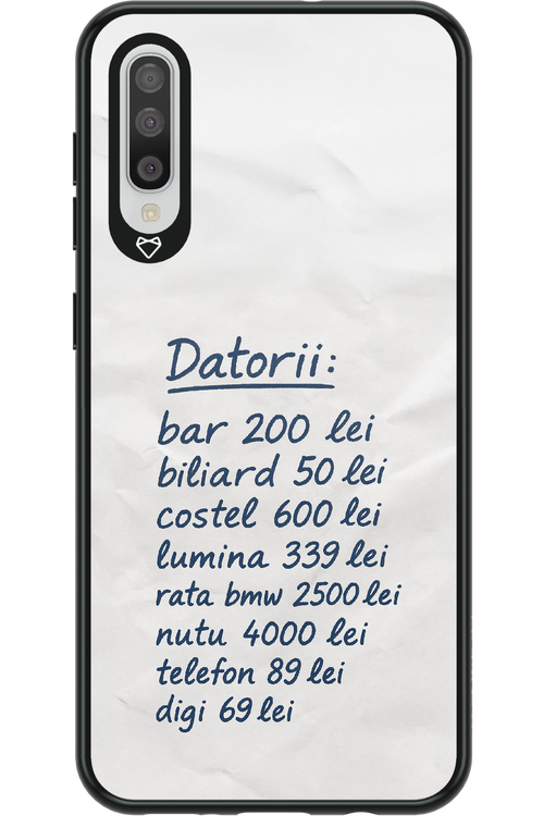 The List - Samsung Galaxy A50