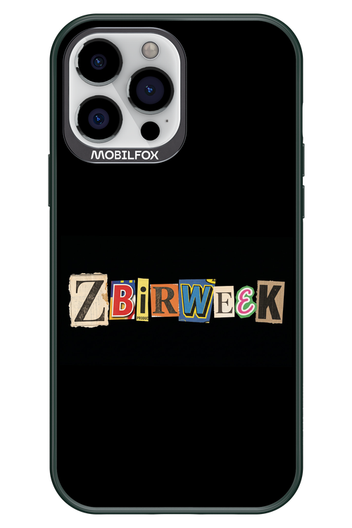 Zbirweek (black) 2.0 - Apple iPhone 13 Pro Max