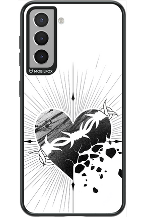 Fekete Szív - Samsung Galaxy S21