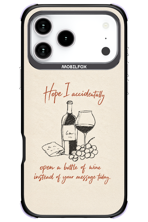 Bottle of wine 2.0 - Apple iPhone 17 Pro Max