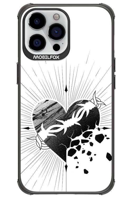 Fekete Szív - Apple iPhone 13 Pro Max