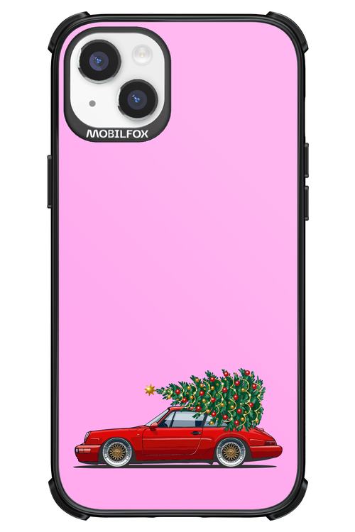 XMAS Car Pink - Apple iPhone 14 Plus