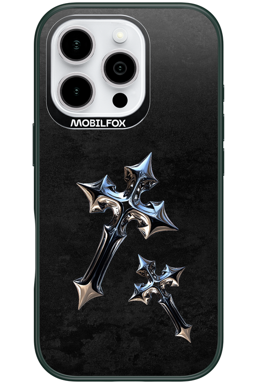 Chrome Crosses 2.0 - Apple iPhone 16 Pro