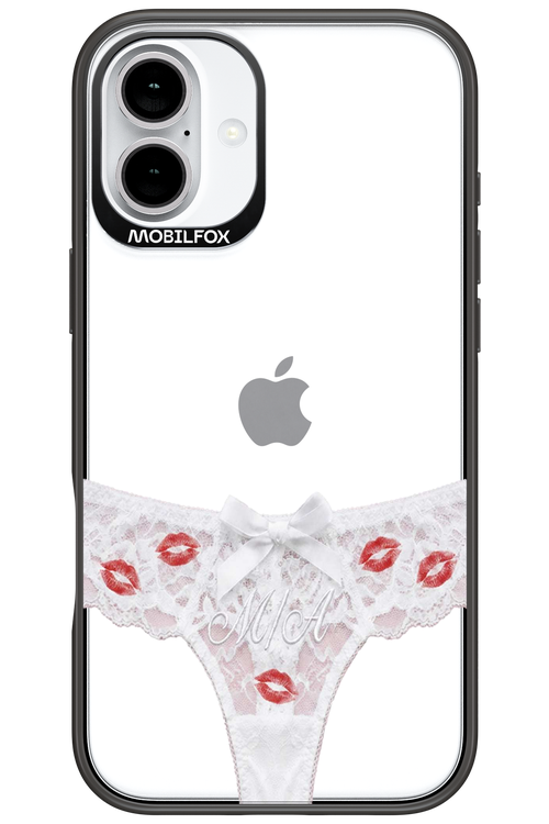 White Panties Transparent 2.0 - Apple iPhone 16 Plus