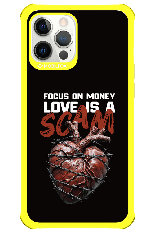 Focus on money, love is a scam - Apple iPhone 12 Pro Max