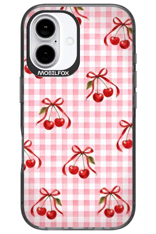 Pink Cherry Checked 2.0 - Apple iPhone 16