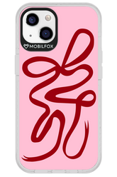 Burgundy Bow - Apple iPhone 13