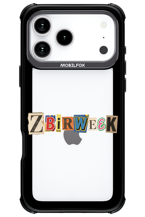 Zbirweek (transparent) 2.0 - Apple iPhone 17 Pro Max