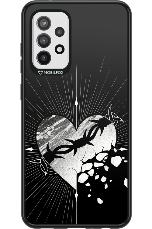 Fehér Szív - Samsung Galaxy A72