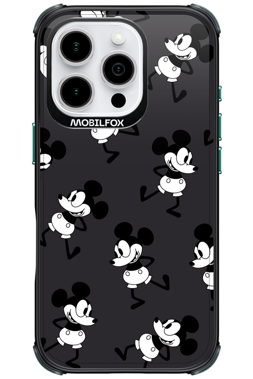 Iconic Mouse (antracite pattern) - Apple iPhone 16 Pro
