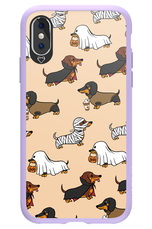 Scary Dachshund - Apple iPhone XS