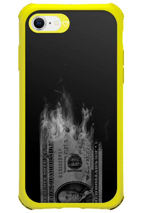 Money Burn B&W 2.0 - Apple iPhone SE 2020