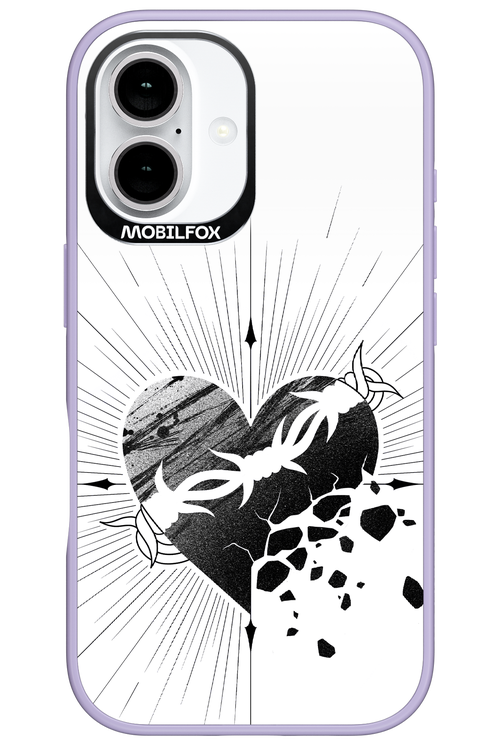 Fekete Szív - Apple iPhone 16