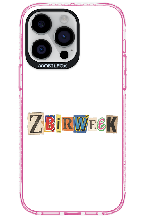 Zbirweek (white) 2.0 - Apple iPhone 14 Pro Max