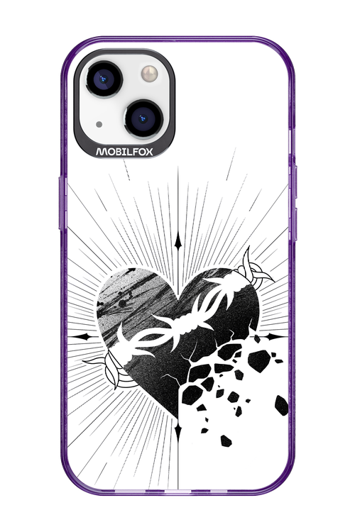 Fekete Szív - Apple iPhone 13