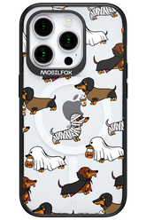 Scary Dachshund (Transparent) - Apple iPhone 15 Pro